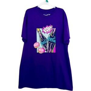 Women’s / Juniors NWT Coca Cola Purple Graphic Tee Shirt